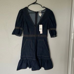 5a7 cinque a sept-NATASHA dress size 2 indigo